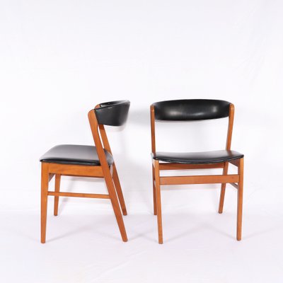 Teak Chairs, Denmark, 1960s, Set of 2-GEK-954646