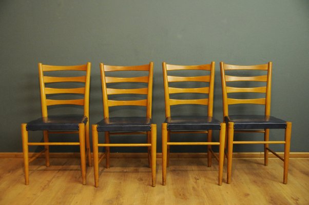 Teak Chairs from Gemla Fabrikers, 1950s, Set of 4-KDW-1819258