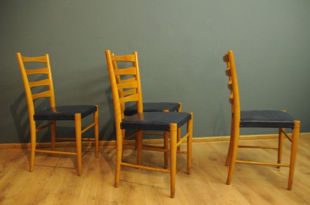 Teak Chairs from Gemla Fabrikers, 1950s, Set of 4-KDW-1819258