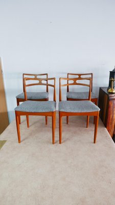 Teak Chairs Modell 94 by Johannes Andersen for Christian Linneberg, Denmark, 1960s, Set of 4-KK-1705890