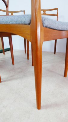 Teak Chairs Modell 94 by Johannes Andersen for Christian Linneberg, Denmark, 1960s, Set of 4-KK-1705890