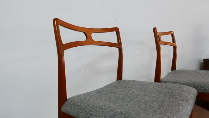 Teak Chairs Modell 94 by Johannes Andersen for Christian Linneberg, Denmark, 1960s, Set of 4-KK-1705890