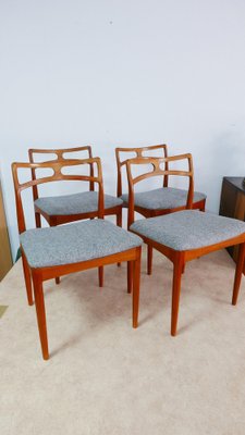 Teak Chairs Modell 94 by Johannes Andersen for Christian Linneberg, Denmark, 1960s, Set of 4-KK-1705890