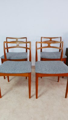 Teak Chairs Modell 94 by Johannes Andersen for Christian Linneberg, Denmark, 1960s, Set of 4-KK-1705890