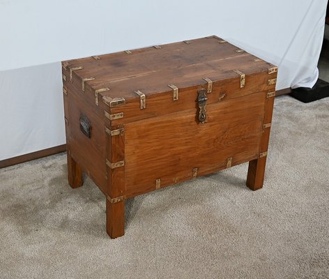 Teak Chest, Late 19th Century-RVK-1745930