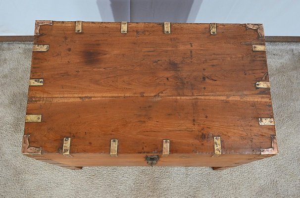 Teak Chest, Late 19th Century-RVK-1745930