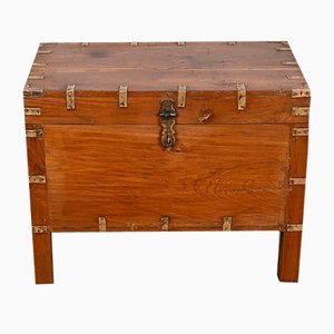 Teak Chest, Late 19th Century-RVK-1745930