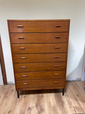 Teak Chest of Drawers, 1960s-JHL-1225632