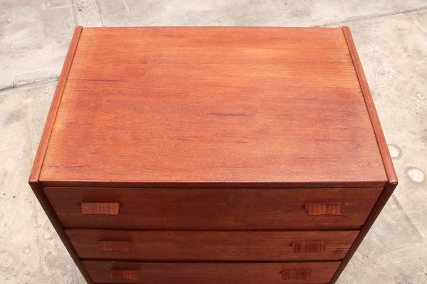 Teak Chest of Drawers by Poul Volther by Munch Mobler, Denmark, 1960s-EZZ-1767561