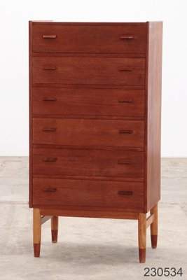 Teak Chest of Drawers by Poul Volther by Munch Mobler, Denmark, 1960s-EZZ-1767561