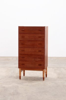 Teak Chest of Drawers by Poul Volther by Munch Mobler, Denmark, 1960s-EZZ-1767561