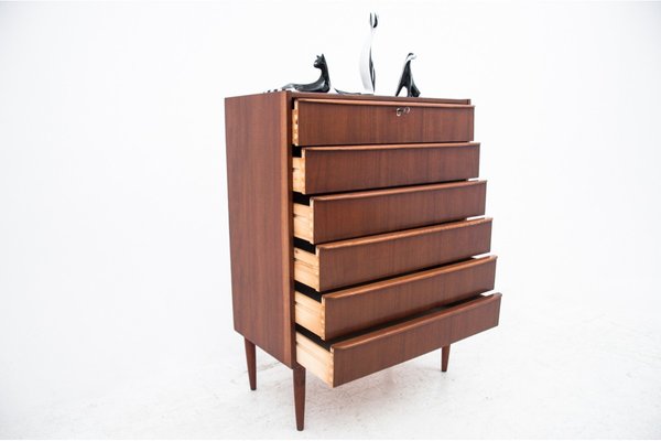 Teak Chest of Drawers, Denmark, 1960s-BXB-1412113