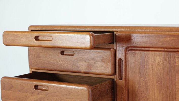 Teak Chest of Drawers with Compartments from Langeskov Møbelfabrik A / S, Denmark, 1985-HKH-1796015