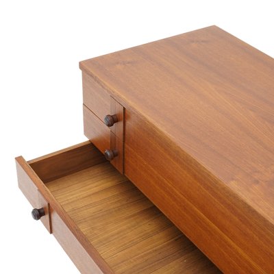 Teak Chest of Drawers with Wooden Knobs, 1960s-EZ-1812676