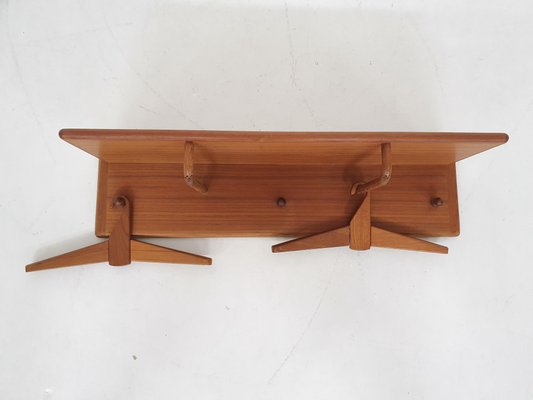 Teak Coat Rack by Aksel Kjersgaard for Vildbjerg Mobelfabrik, Denmark, 1960s-ZO-961600