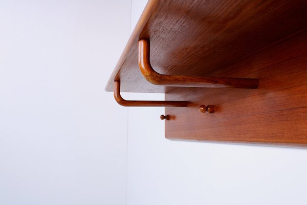 Teak Coatrack Wardrobe by Vildbjerg Mobelfabrik, Denmark, 1950s-XT-1421630