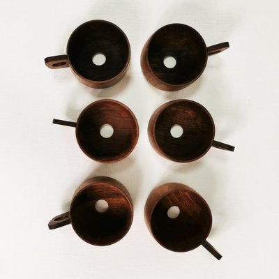 Teak Coffee and Tea Set from Schott & Gen, Mainz, Germany, 1970s, Set of 13-ZTG-1702519