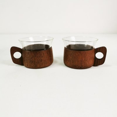 Teak Coffee and Tea Set from Schott & Gen, Mainz, Germany, 1970s, Set of 13-ZTG-1702519