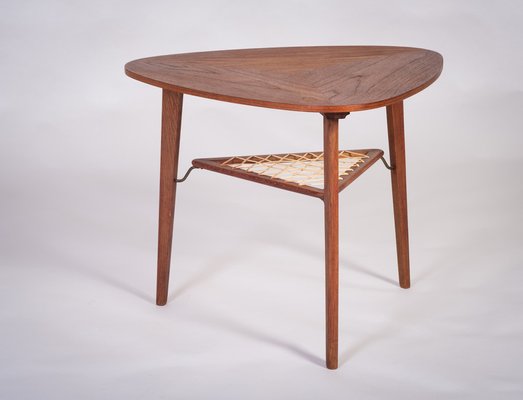 Teak Coffee Table by Holger Georg Jensen for Haslev Møbelsnedkeri, Denmark, 1960s-ZGQ-1734671