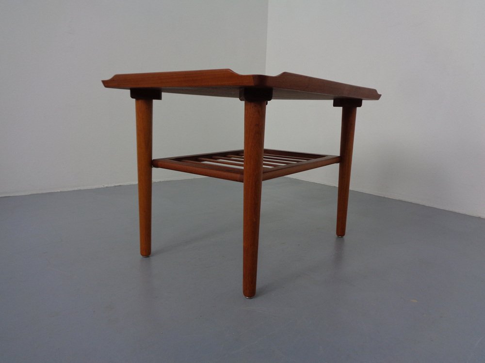 Teak Coffee Table by Holger Georg Jensen for Kubus, Denmark, 1960s