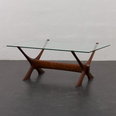 Teak Coffee Table by Illum Wikkelsø for CF Christensen, Denmark, 1960s-UE-1797944