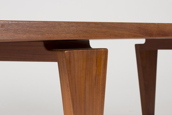 Teak Coffee Table by Illum Wikkelsø for Mikael Laursen, 1960s-NL-980080