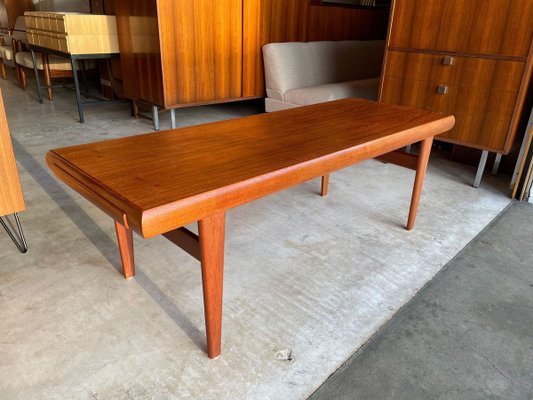 Teak Coffee Table by Johannes Andersen for Trioh, 1960s-WSA-831403