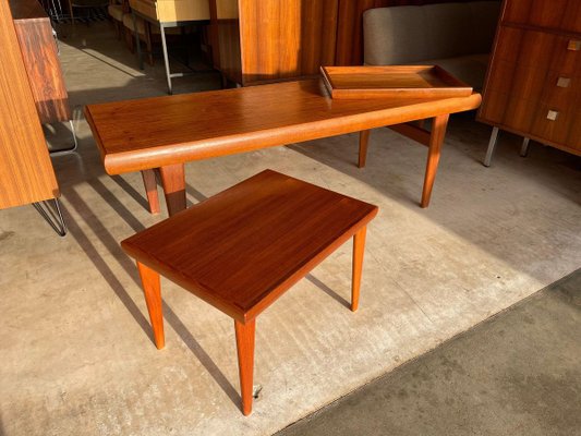 Teak Coffee Table by Johannes Andersen for Trioh, 1960s-WSA-831403