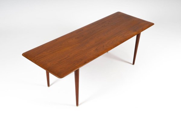 Teak Coffee Table by Peter Hvidt, Denmark-EMG-1309107