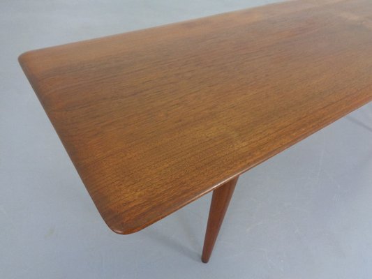 Teak Coffee Table by Peter Hvidt & Orla Mølgaard-Nielsen for Cado, 1960s-RDW-1278199