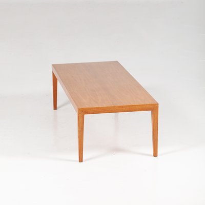 Teak Coffee Table by Severin Hansen for Haslev Møbelsnedkeri, 1960s-QVY-901209