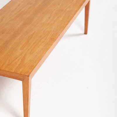 Teak Coffee Table by Severin Hansen for Haslev Møbelsnedkeri, 1960s-QVY-901209