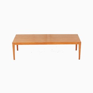 Teak Coffee Table by Severin Hansen for Haslev Møbelsnedkeri, 1960s-QVY-901209