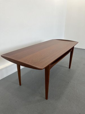 Teak Coffee Table by Tove and Edvard Kindt-Larsen for France & Son, Denmark, 1970s-JWH-1705862