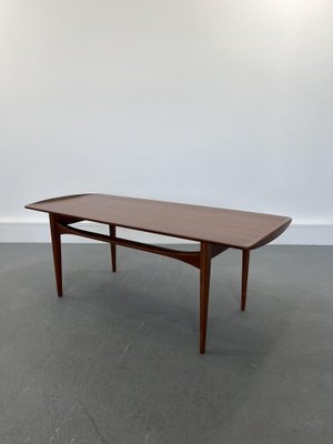 Teak Coffee Table by Tove and Edvard Kindt-Larsen for France & Son, Denmark, 1970s-JWH-1705862