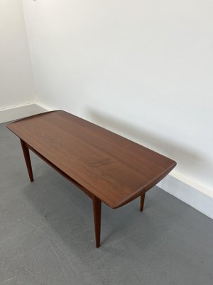 Teak Coffee Table by Tove and Edvard Kindt-Larsen for France & Son, Denmark, 1970s-JWH-1705862