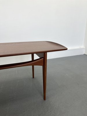 Teak Coffee Table by Tove and Edvard Kindt-Larsen for France & Son, Denmark, 1970s-JWH-1705862