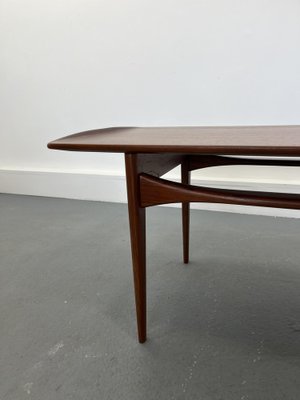 Teak Coffee Table by Tove and Edvard Kindt-Larsen for France & Son, Denmark, 1970s-JWH-1705862