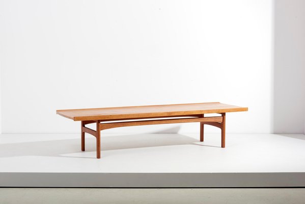 Teak Coffee Table by Tove & Edvard Kindt-Larsen for France & Son, Denmark, 1950s-SFD-1323292