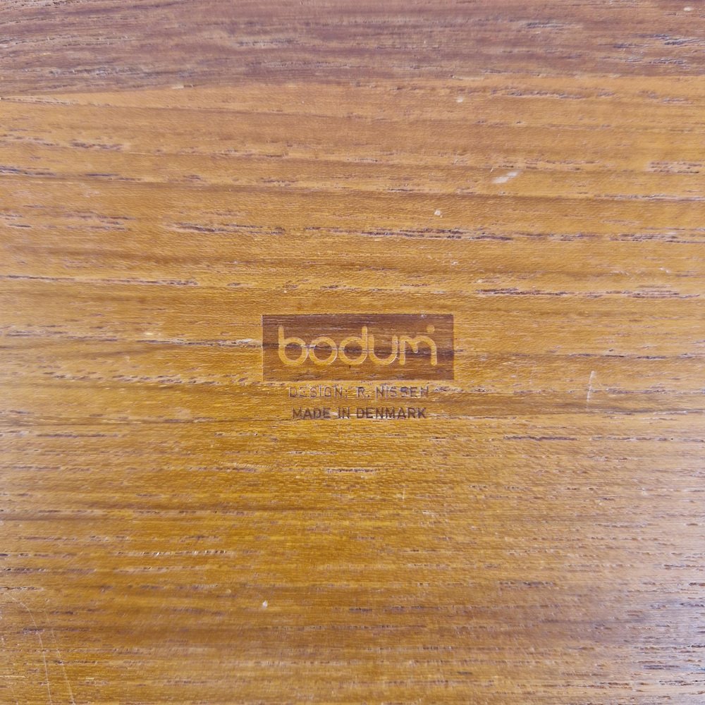 Teak Cutting Board with Built-in Knife by Richard Nissen for Bodum, 1980s