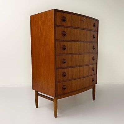 Teak Danish Chest of Drawers with 6 Drawers, 1960s-ZT-2040659