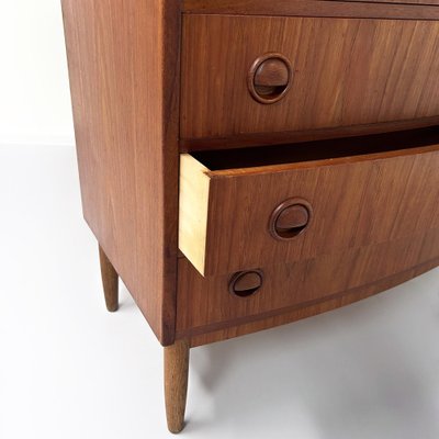 Teak Danish Chest of Drawers with 6 Drawers, 1960s-ZT-2040659