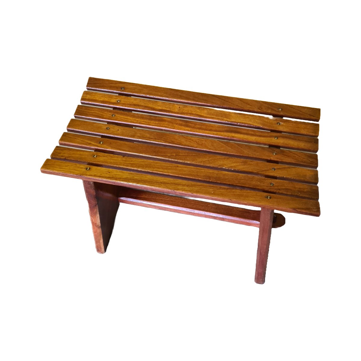 Teak Design Slatted Bench, 1970s