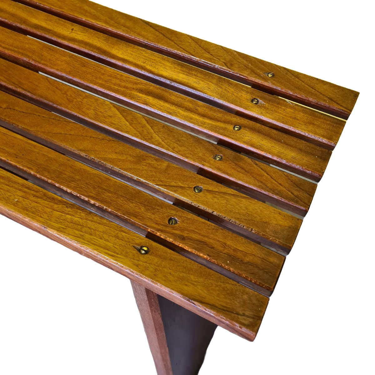 Teak Design Slatted Bench, 1970s