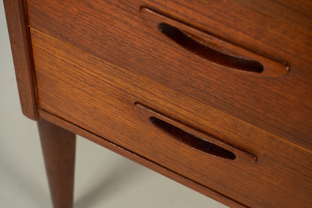 Teak Desk by Göran Strand for Lelångs Möbelfabrik, Sweden