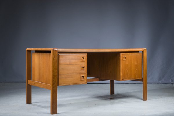 Teak Desk by H.P. Hansen, Denmark, 1960s-ZZH-1366708