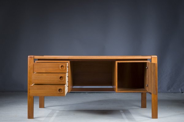 Teak Desk by H.P. Hansen, Denmark, 1960s-ZZH-1366708