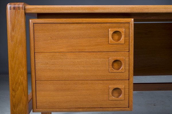 Teak Desk by H.P. Hansen, Denmark, 1960s-ZZH-1366708