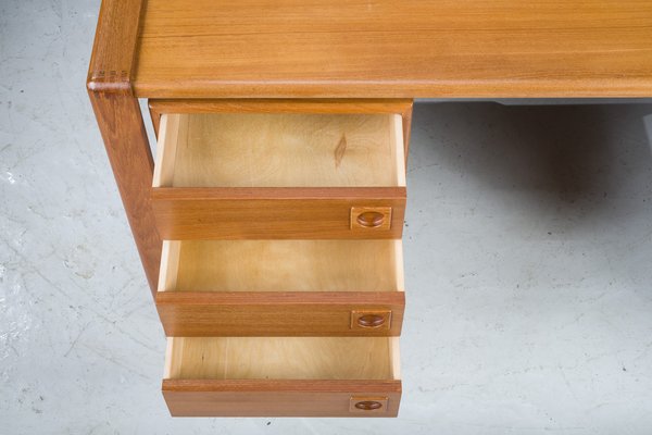 Teak Desk by H.P. Hansen, Denmark, 1960s-ZZH-1366708