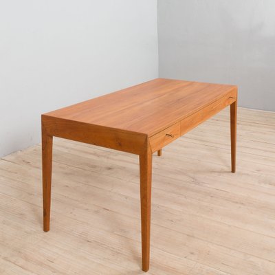 Teak Desk by Severin Hansen for Haslev Denmark, 1960s-UE-1154005